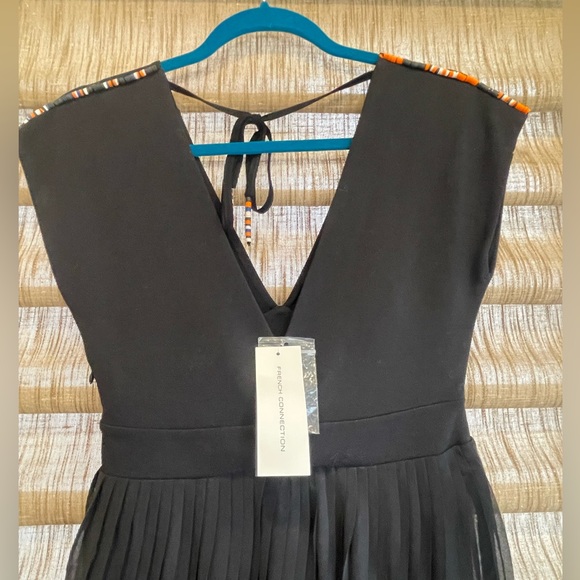 NWT French Connection Black Dress Size 4 - Picture 5 of 9
